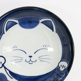 Tokyo Design Studio Blue Kawaii Cat Neko 19.7cm Ramen Bowls