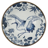 Tokyo Design Studio Flora Japonica Crane 15.5cm Porcelain Tayo Bowls