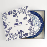 Tokyo Design Studio 4 Piece Flora Japonica Porcelain Dinner Plate Set