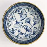 Tokyo Design Studio Flora Japonica Gingko 12cm Porcelain Rice Bowls