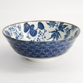 Tokyo Design Studio Flora Japonica Crane 21cm Porcelain Ramen Bowls