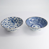 Tokyo Design Studio 2 Piece Tokyo Blue 19cm Bowl Set