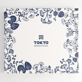 Tokyo Design Studio 4 Piece Flora Japonica Porcelain Rice Bowl Set