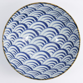 Tokyo Design Studio Natsu Nami 18cm Porcelain Ramen Bowls