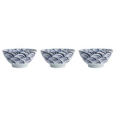 Tokyo Design Studio Natsu Nami 18cm Porcelain Ramen Bowls