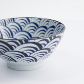 Tokyo Design Studio Natsu Nami 18cm Porcelain Ramen Bowls
