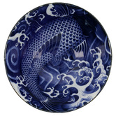 Tokyo Design Studio Blue Japonism Carp Porcelain Tendon Bowls