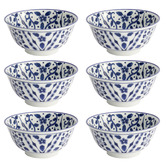 Tokyo Design Studio Tokyo Blue Maizuru 15cm Porcelain Tayo Bowls