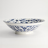 Tokyo Design Studio Tokyo Blue Maizuru 25.4cm Porcelain Ramen Bowls