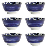 Tokyo Design Studio Blue Japonism Dragon 12.7cm Porcelain Tayo Bowls