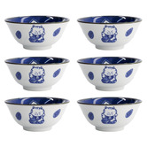 Tokyo Design Studio Blue Kawaii Cat Neko 14.9cm Tayo Bowls