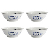 Tokyo Design Studio White Kawaii Cat Neko 19.7cm Ramen Bowls