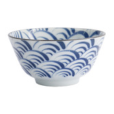 Tokyo Design Studio Natsu Nami 12cm Porcelain Rice Bowls