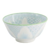Tokyo Design Studio Lily Flower 13.5cm Porcelain Rice Bowls