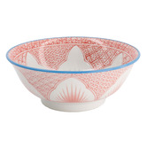 Tokyo Design Studio Lily Flower 20.5cm Porcelain Ramen Bowls