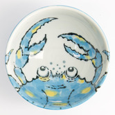Tokyo Design Studio Seafood Crab 11.2cm Porcelain Rice Bowls