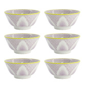 Tokyo Design Studio Lily Flower 15cm Porcelain Bowls