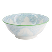 Tokyo Design Studio Lily Flower 20.5cm Porcelain Ramen Bowls