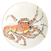 Tokyo Design Studio Seafood Lobster 21.7cm Porcelain Deep Plates