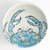 Tokyo Design Studio Seafood Crab 13.2cm Porcelain Rice Bowls