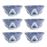 Tokyo Design Studio Lily Flower 15cm Porcelain Bowls