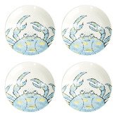 Tokyo Design Studio Seafood Crab 21.7cm Porcelain Deep Plates