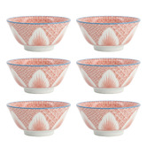 Tokyo Design Studio Lily Flower 15cm Porcelain Bowls