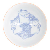 Tokyo Design Studio Pink Kawaii Fish and Cat 11.4cm Porcelain Bowls