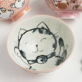 Tokyo Design Studio Kawaii Meow Cat 11.4cm Porcelain Bowls