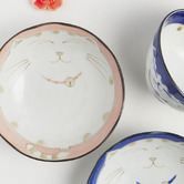 Tokyo Design Studio Kawaii Neko Cat 13cm Porcelain Bowls
