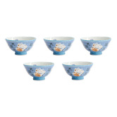 Tokyo Design Studio Kawaii Fortune 11.3cm Porcelain Bowls