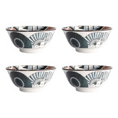 Tokyo Design Studio Asakusa Geisha 20.5cm Porcelain Bowls