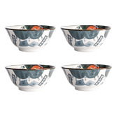 Tokyo Design Studio Asakusa Sumo 20.5cm Porcelain Bowls