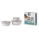 Mepal 3 Piece Cirqula Round Food Storage Container Set