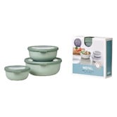 Mepal 3 Piece Cirqula Round Food Storage Container Set