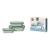 Mepal 3 Piece Cirqula Rectangular Food Storage Container Set