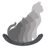 Pryde Pets Pryde Curved Cat Climber Wall Shelf