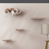 Pryde Pets 4 Piece Pryde Cat Climber Wall Shelf Set