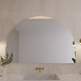Elm &amp; Arc Silva Arched Bathroom Mirror