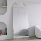 Elm &amp; Arc Noir Arched Full Length Mirror
