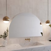 Elm &amp; Arc Silva Arched Bathroom Mirror