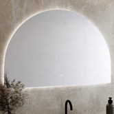 Elm &amp; Arc Vsevolod Arched LED Bathroom Mirror