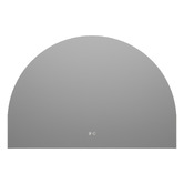 Elm &amp; Arc Vsevolod Arched LED Bathroom Mirror