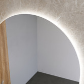Elm &amp; Arc Arseny Arched LED Bathroom Mirror