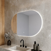 Elm &amp; Arc Yaromir 800 x 1200mm Oval LED Bathroom Mirror