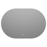 Elm &amp; Arc Yaromir 800 x 1200mm Oval LED Bathroom Mirror