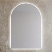 Elm &amp; Arc Kyra 900 x 600mm Arched LED Bathroom Mirror