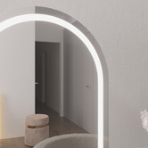 Elm &amp; Arc Kaden Arched LED Make-Up Mirror