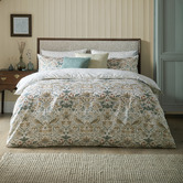 William Morris At Home Strawberry Thief Cotton Percale Quilt Cover Set