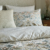 William Morris At Home Strawberry Thief Cotton Percale Quilt Cover Set